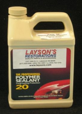<b>Polymer Sealant:</b>  Unique blend of polymers, silicones, and imported waxes creates a brilliant high gloss finish that outlasts all other waxes.  Safe and effective on all paint finishes, including clear coats.  <i>Polymer Sealant - 64-ounce bottle</i>