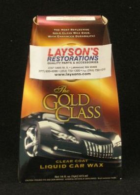 <b>Gold Class Clear Coat Car Wax:</b>  The most reflective car wax in Meguiars history.  REgardless of what paint you have, this wax will dramatically darken the color, bring out the full richness of the paint and create clear, sharp refelctions unlike anything you've ever experienced for the ultimate show car shine.  It also glides on and off so easily that customers tell us they are waxing more often.  <i>Gold Class Clear Coat Car Wax - 16-oz. liquid wax with applicator</i>