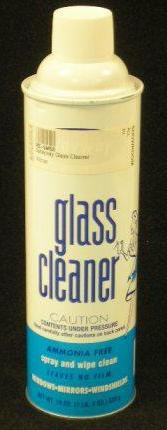 Sprayway Professional Glass Cleaner - Ammonia Free - 19 oz spray can.