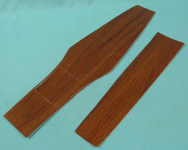 Console simulated woodgrain applique, die-cut vinyl, automatic transmission