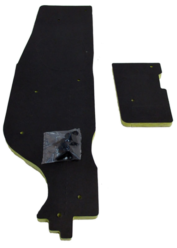 Firewall Insulation Pad - Without A/C. Comes with clips.