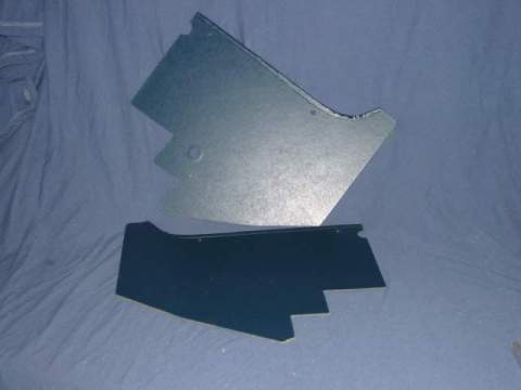 Kick Panel Boards (pair) - <b>DARK BLUE</b>