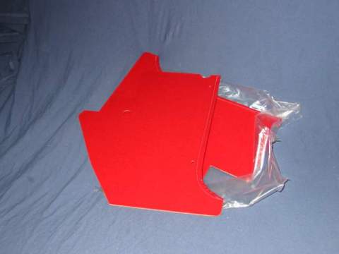 Kick Panel Boards(pair) - <b>BRIGHT RED</b>