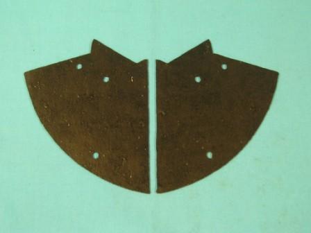 Splash Shield Seal, PLYMOUTH , Inner Fender to Splash Shield Seal - Rear corner inner - sold as a (Pair)