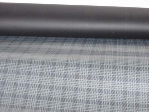 Trunk Mat, Raised Floor - Grey Plaid.Discount exempt.