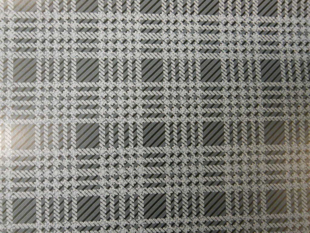 Trunk Mat, Grey Houndstooth Sheet 54"x80"