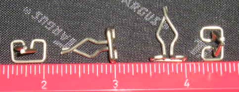 Splash Shield Clip Various Years, , Each, 3/4" long, 5/16" spread, 1/2"x1/4" base