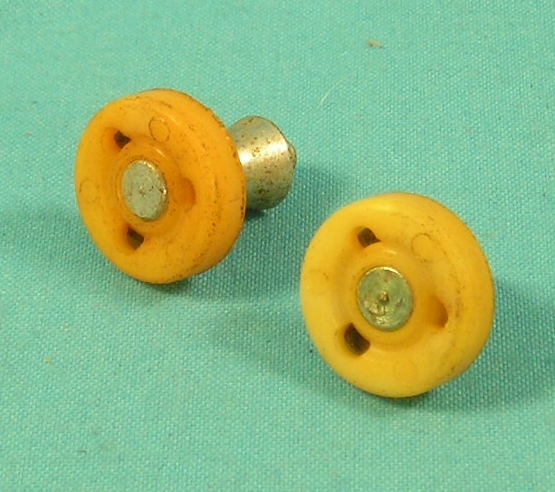 Interior Door Glass Roller . EACH (pair) - one large shank and one small shank - see picture.