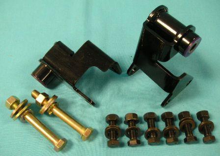 Engine Mount Conversion Kit, (Slant-six to Small Block 340/360) For those that are tired of running a slant-six and want to step up to a V8 small block 340/360 engine, we now have this conversion kit for you.  This kit allows you to bolt up a 340/360 engine directly to your Slant-six K-member.  Fits power steering and power brake applications. Note:  A simple notch in the K-member will be required for oil pump clearance (illustrated instructions and template provided).