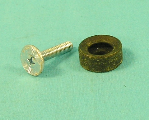 Hood adjusting bolt with round bumper stop. (each)