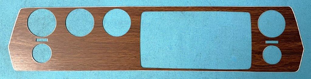 Dash Woodgrain without seatbelt light, EGR and brakelight