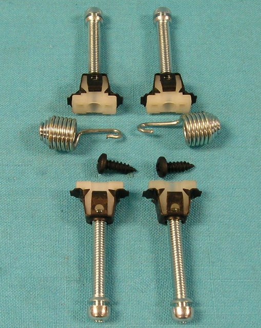 Headlight Adjusters - 2 Headlight adjuster kit.  The screw that is installed in the adjuster of this kit must be removed and re-installed in the plastic end first.