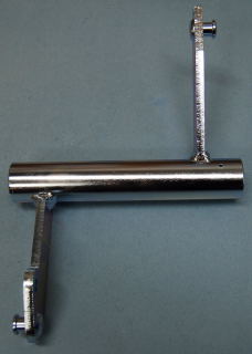 TORQUE SHAFT Z-BAR with Small Block.  10.5" bellhousing 7" tube length.