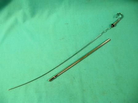 Oil Dipstick & Tube assembly -  318-340-360 smallblock dipstick (Chrome) - Reproduction