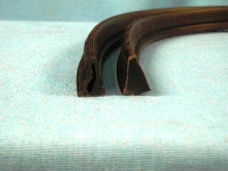 Quarter Window Weatherstrip - 1967-69  Barracuda fastback,  pair