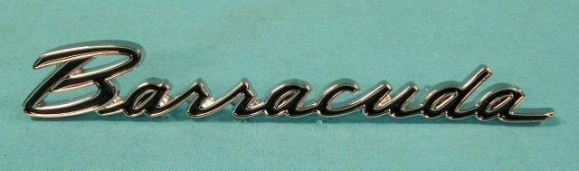 "Barracuda" Fender nameplate