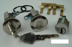 Door & Ignition Set - Reproductions with Chrysler keys.