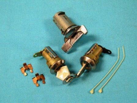 Door & Ignition Lock Set. Aftermarket. All 1976-84 models with tilt wheel and illuminated door locks (these locks are connected to the door courtesy light via fiber optics).