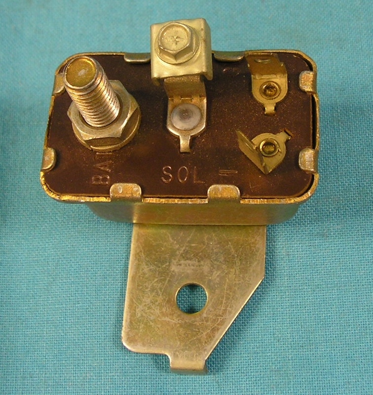 Starter Relay, Two prong on top 1 post in middle and bottom.  Automatic - OEM Gold annodized