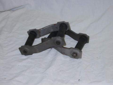 Offset Shackle Sets. Offset is approximately .80" for use on super stock cars with moved rear springs use with offset front hangers.