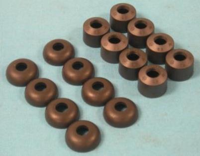Valve Stem Seals New Chrysler seals for 1967-and-later small-block and 1965-and-later big-block engines.  Heavy-duty umbrella-style seals for V8 engines except Hemi. Set of 16 seals.