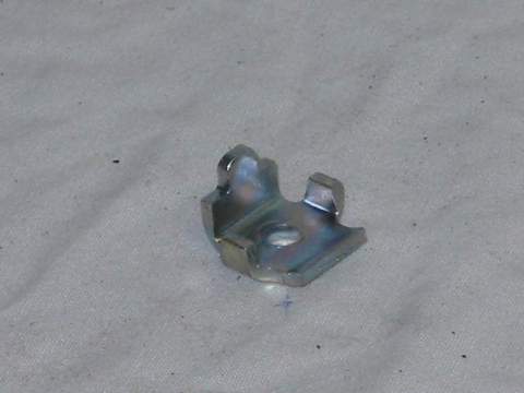 Throttle Cable retainer clamp - New Chrysler clamp, retains the throttle cable to the bracket for all engines