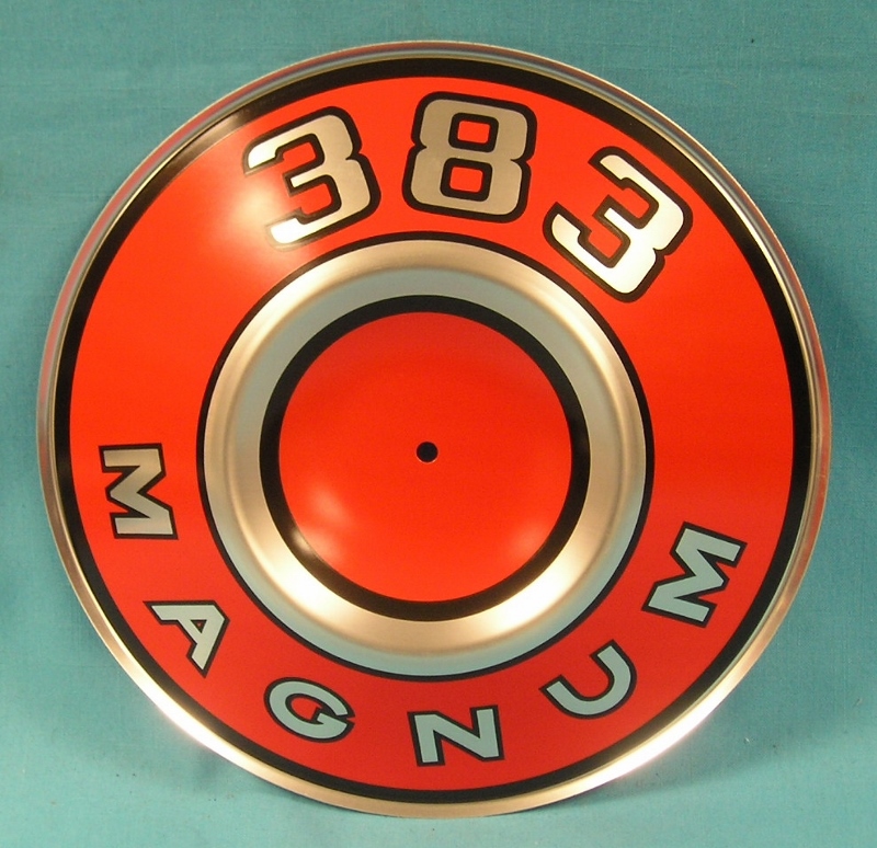 "Out of stock currently" -Air Cleaner Pie Pan - Orange "383 Magnum"