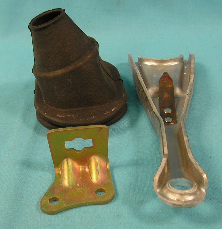 Clutch Fork Kit. New Chrysler clutch fork kit is an ideal replacement for 1967 and later A-Body models with small-block engines. Included in this kit are the correct clutch fork, clutch fork pivot, and boot.  Clutch rod is 12-1/2" from tip to tip (discount exempt)