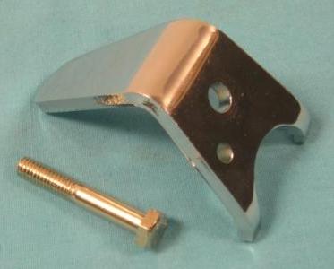 Chrome replacement hold-down clamp for all B/RB big-block engines, including Hemi.