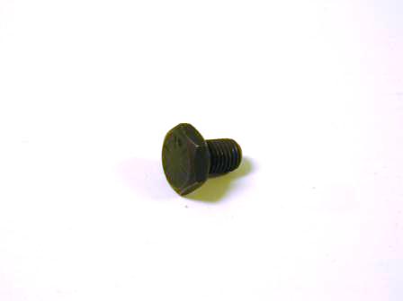 New  bolt.  Mounts the torque converter to the flexplate on all engines except 426 Hemi.  Use 4 per car.