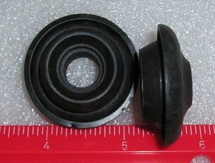 New Chrysler rubber P.C.V. grommet.  All engines except models with screw in P.C.V.  Note: Only fits stock stamped-steel valve covers (aftermarket aluminum ones are too thick, use part #TM-49642)