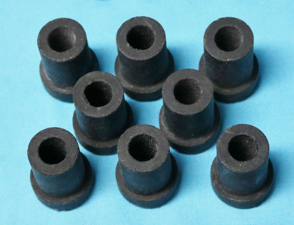 1" Rear Shackle Bushings set - Chrysler original replacements (Set is 8 bushings)