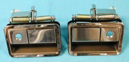 Exterior Door Handles - Pair - Driver and Passenger Side - Gasket and mounting hardware NOT included - Discount exempt