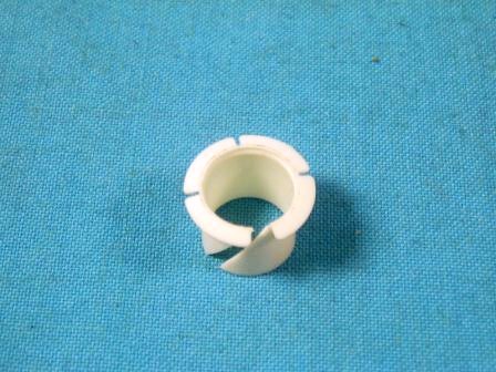Brake / Clutch Hinge Bushing - 7/16" dia. This new Chrysler bushing slides into the pivot hole at the top of the brake / clutch pedal allowing for a smoother motion of the brake or clutch pedal.
