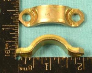 New Chrysler small u-joint strap. Retains the u-joint to the flange. Use 2 per car