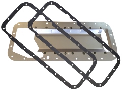 New windage tray kit for B / RB big-block (383, 400, 426), includes 2 pan gaskets. replaced Chrysler part # 2863 983
