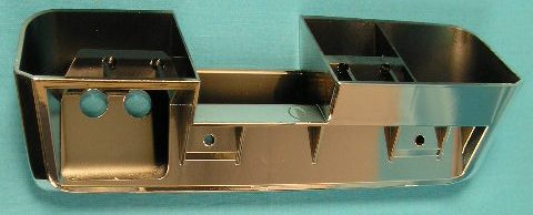 Arm Rest Base Plymouth/ Dodge All- Chrome long WEDGE style (11") for the Passenger side Front.