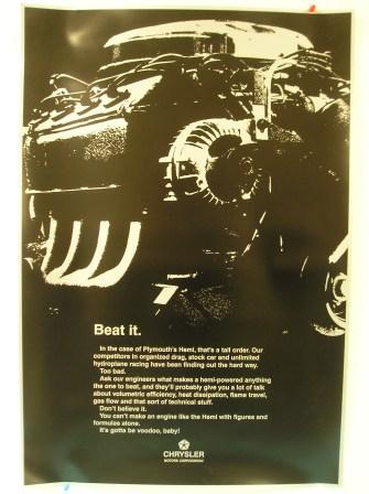 Poster 1960's 426 Hemi VooDoo poster