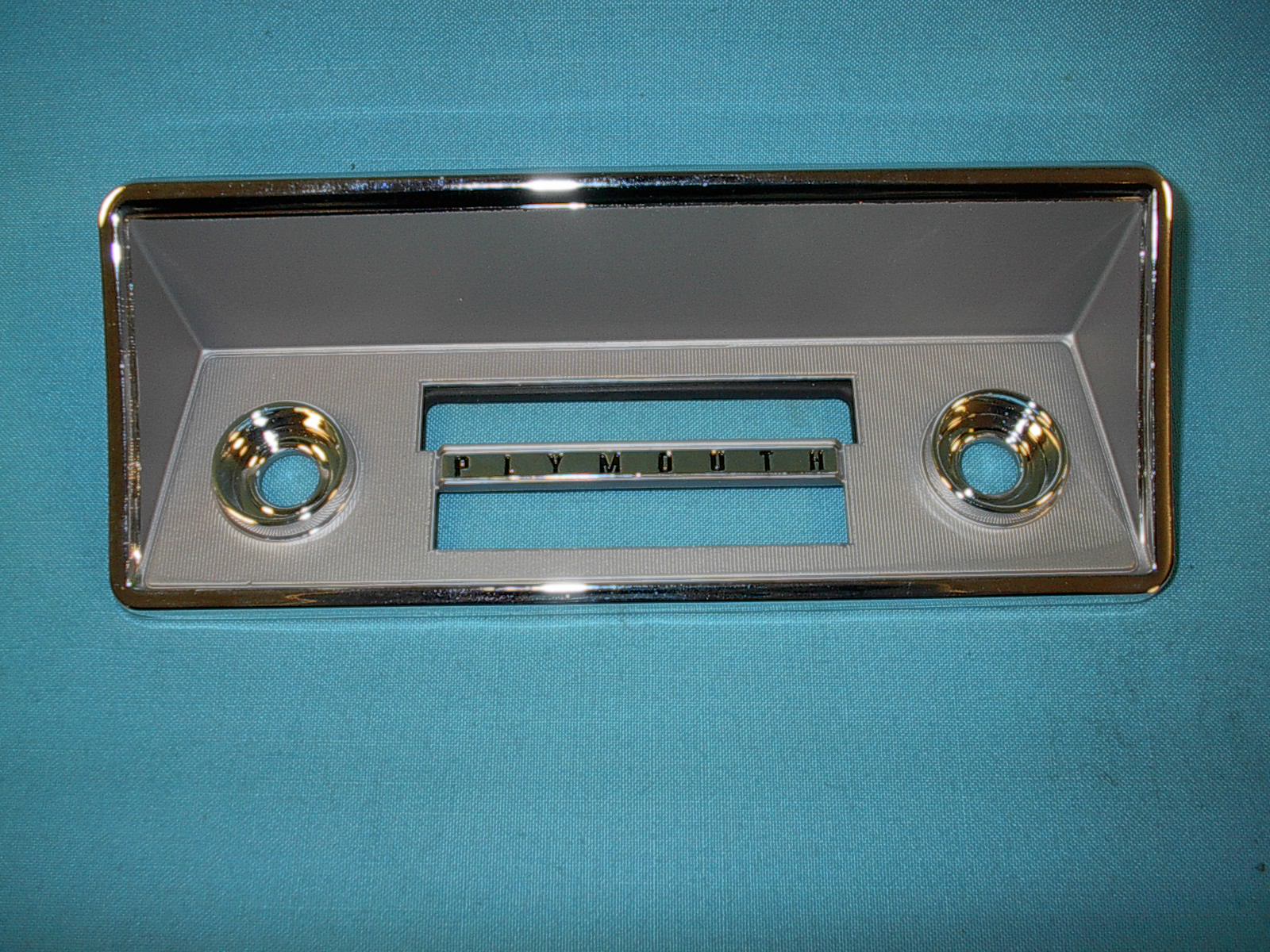Radio Bezel.  Avg. cost of restoration shown.