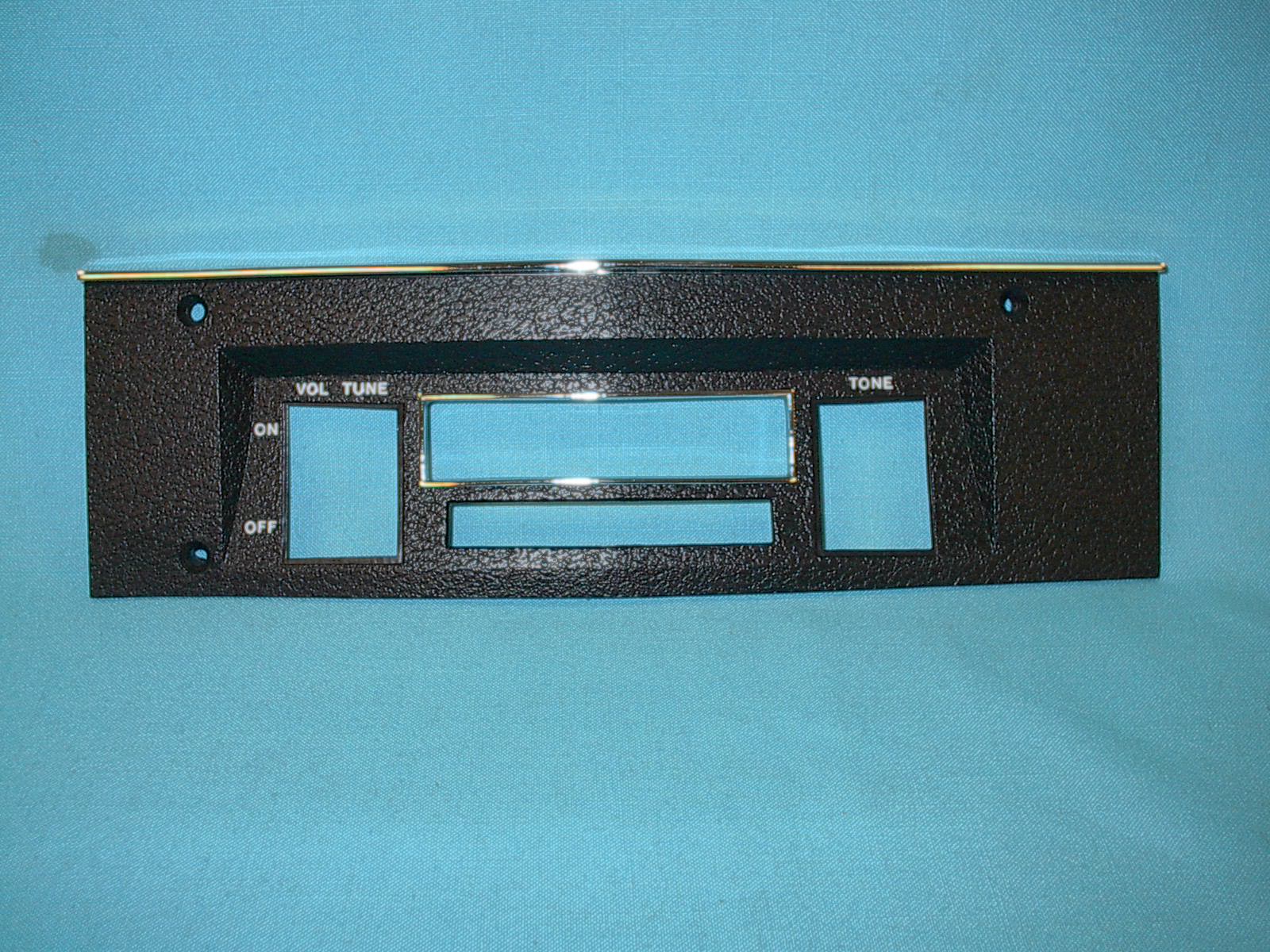 Chrome Radio Bezel (flat type)