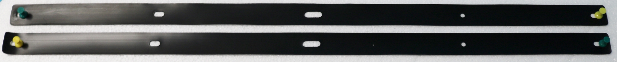 Hood insert gaskets - Dart GTS - correct mil black plastic as originals - priced as pair