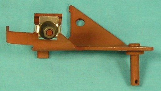 Throttle Cable Brackets - Big Block Two & Four Barrel.  Four Speed or Auto.  Has a slight sidways stance to it at the cable mounting location unlike # 374-48815 which is the very same bracket but at a 90 degree angle and lays flat at the cable mounting location.