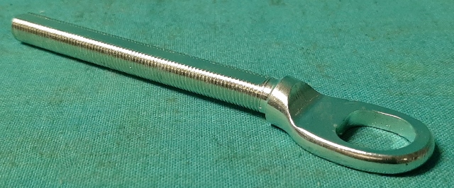 Clutch Adjusting Rod. Manufactured from high strength alloy steele and heat treeated for superior wear resistance. Zinc plated as original to provide a lashing shine. Duplicate of long extinct Big Block version, and will work on Small Blocks too! Overall Length 7.5". - E-Body, 1971-74 B-Body Big Block Cars