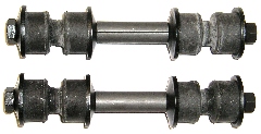 Sway bar end links used on all E-Body and 1970-72 B-Body front sway bars.  Correct "L5" headed black phosphate end link bolts, two phosphated rolled spacers, (8) correct durometer black urethane end link bushings, (8) correct conical washers finished in black zinc, and (2) phosphated 5/16-18 nuts.
One kit required per vehicle.