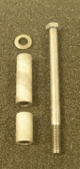 Alternator Spacer Kit - 1970 and later small blocks. Contains the metal spacers used for proper alignment of the fan belt around the alternator.