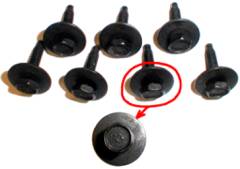 Shaker Bubble to Base - Fastener kit. Correct "anchor" head screws (7)- Reproduction