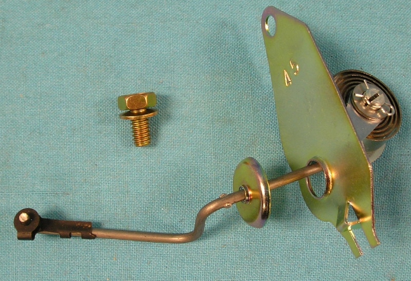 Choke Assembly - Awesome reproduction of the long extinct 2863 845 choke assembly for 1968-69 383/440 and 1968-70 340 Carter AVS equipped cars.  Has the correct part number "45" stamped on the choke housing.  "Lean" and "Rich" marks for adjustment.  Yellow chromate and zinc finished parts as original