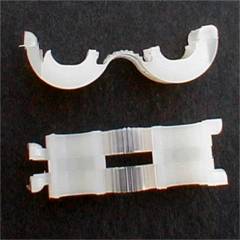 Spark Plug Retainer - 273 Commando engines, Big Blocks and Hemi engines to insulate the ignition 
wires from valve covers or wire routing brackets (as seen in the Ignition Wire Bracket Section) - sold each.