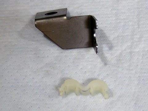 Ignition Wire Brackets - All Big Block - #8 Cylinder Ignition Wire Bracket.  Bolts to right rear exhaust stud