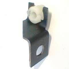Ignition wire bracket - Big Block C-Body w/HP, Big Block A-Body, & Applications where #7 Cylinder Ignition Wire runs over valve cover.
Bolts to left rear exhaust manifold stud.
One required.